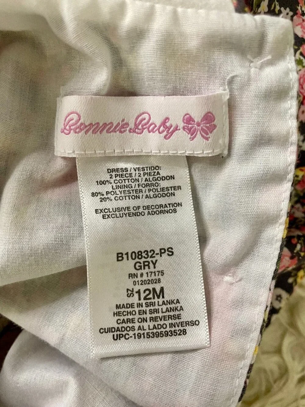 Bonnie Baby Floral Smocked Dress